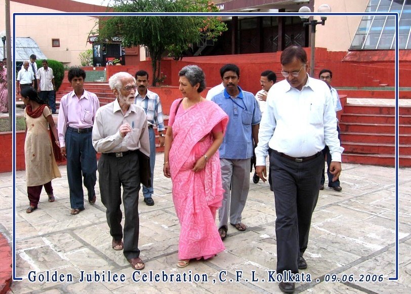 Officials walking together at the Golden Jubilee Celebration of Central Food Laboratory, Kolkata, 9 June 2006